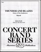 Thunder and Blazes Concert Band sheet music cover